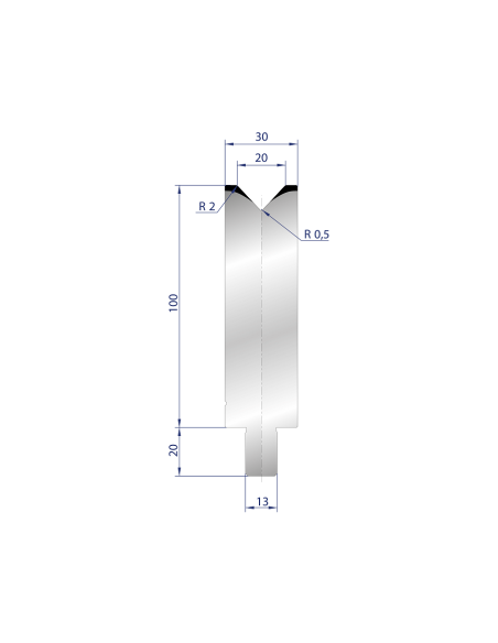 3128 - 1V Dies - 86°