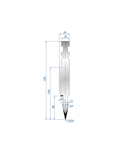 1254 - Flattening hemming tools 24°