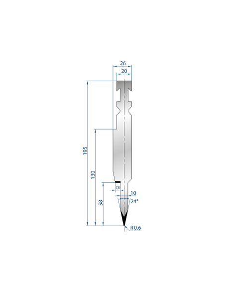 1253 - Flattening hemming tools 24°