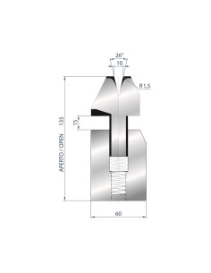 3038 - Flattening hemming tools 26°