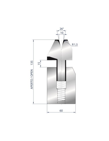 3038 - Flattening hemming tools 26°