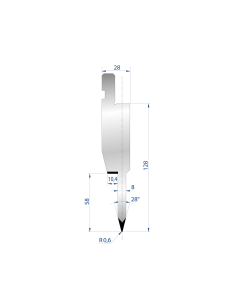 1195 - Flattening hemming tools 28°