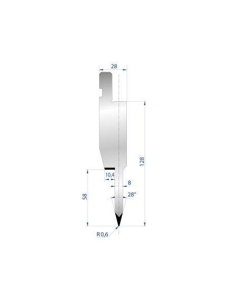 1195 - Flattening hemming tools 28°